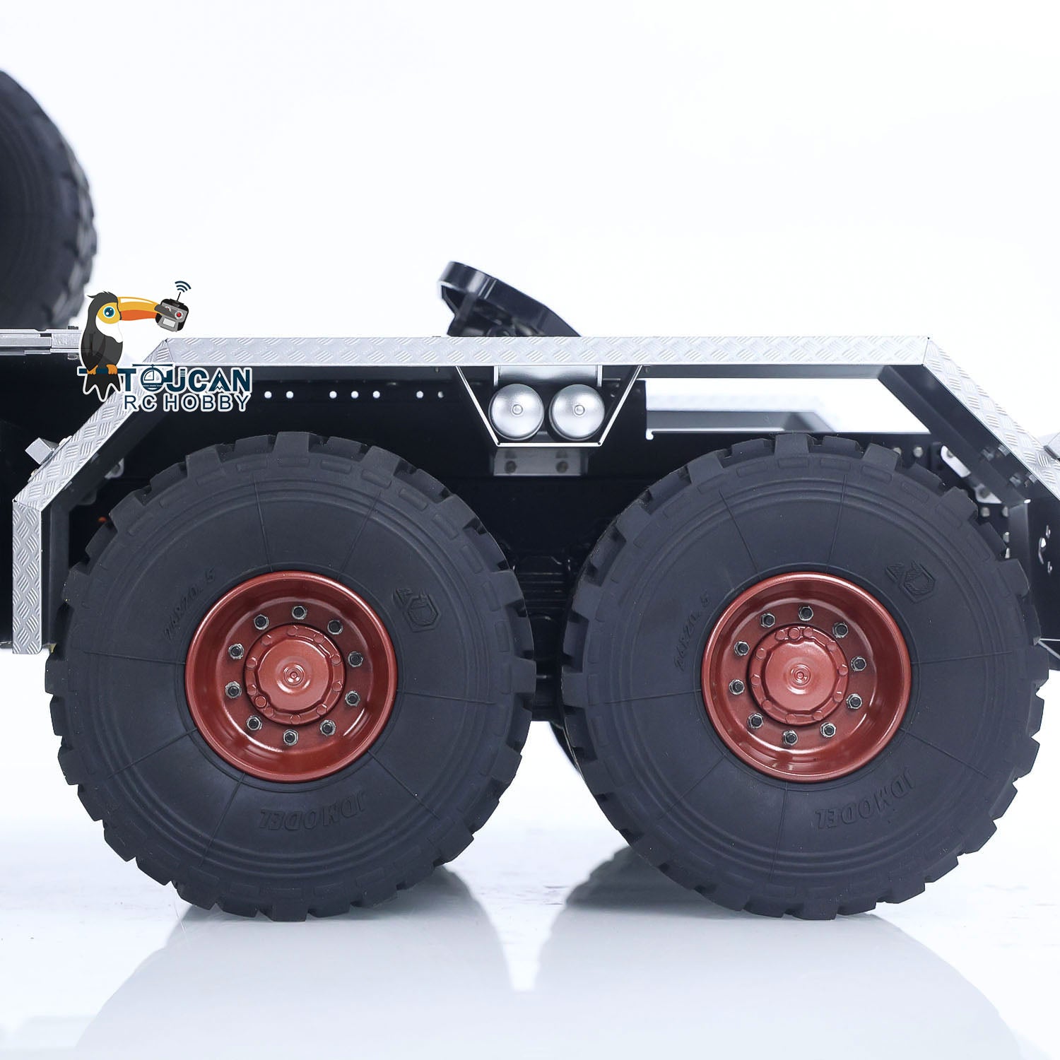 1/14 Scale 8x8 Metal RC Off Road Tractor Truck - Ar3363 Remote Control Lorry with Differential Lock, 3-Speed Gearbox & I6S Radio - Ideal for Off-Road Adventure, Crawling & Heavy Duty Play