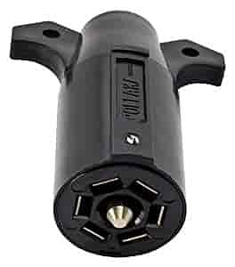 JEGS 80310 7-Way Trailer Connector Kit - Heavy Duty Weatherproof Electrical Plug for Towing & RV Use - Perfect for Trucks, Trailers, Campers & Boat Applications