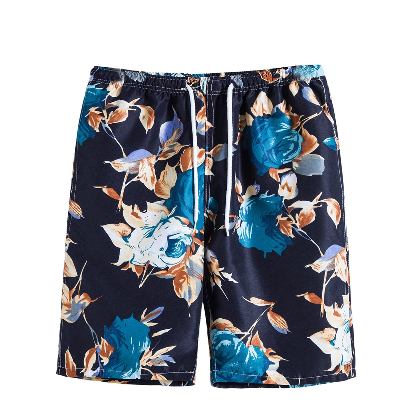 **Men's Athletic Shorts with Drawstring Waist & Pockets - Breathable Summer Casual Shorts for Running, Gym, and Outdoor Activities**