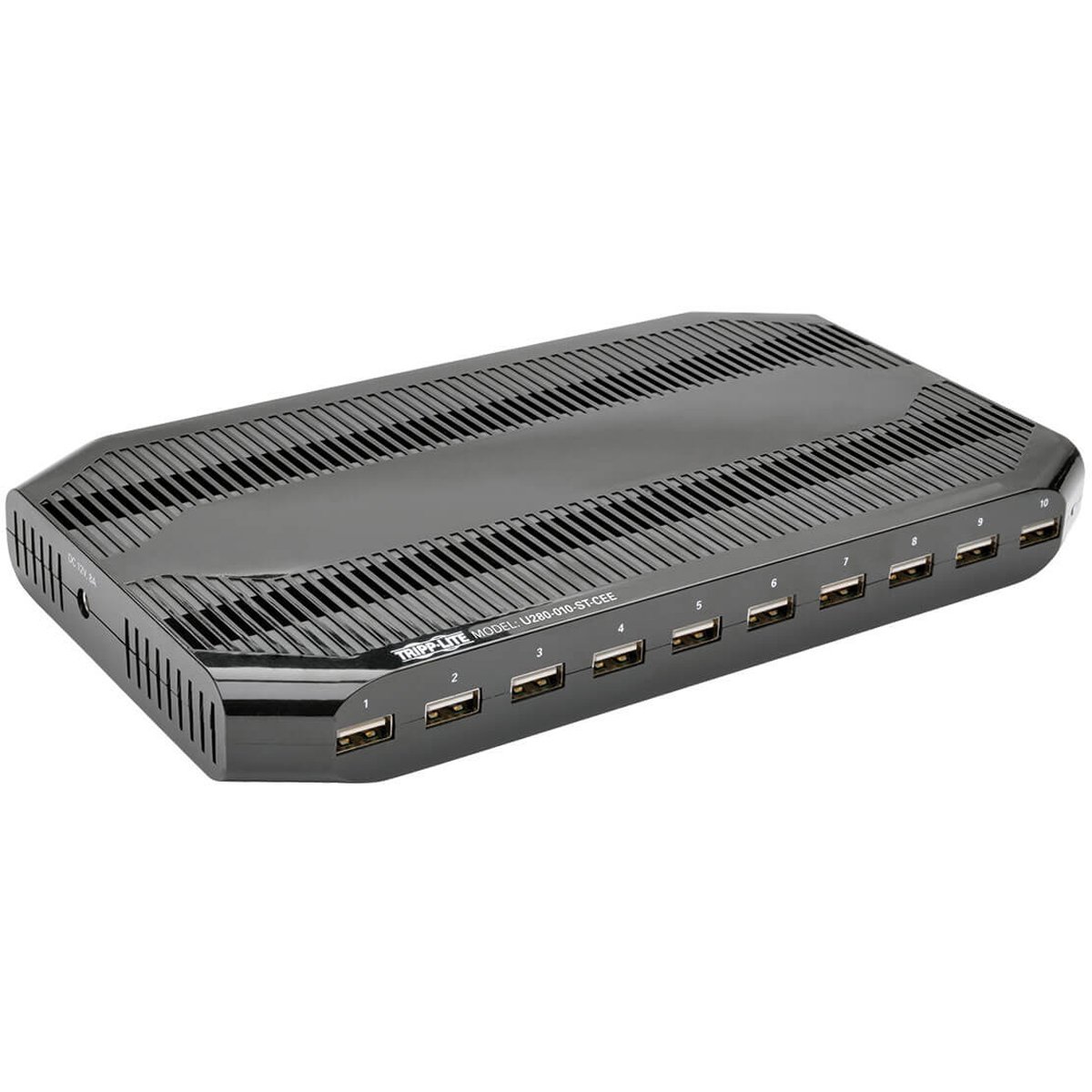10-Port USB Charging Station with Adjustable Storage | 12V 8A 96W Fast Charger Hub for iPhone, iPad, Samsung | Perfect for Home, Office & Travel Charging Multiple Devices