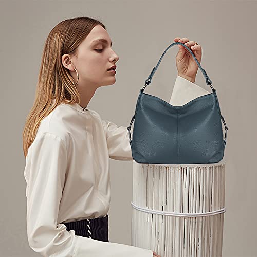 YALUXE Genuine Leather Shoulder Bags for Women - Stylish Hobo Handbag, Crossbody Purse with Adjustable Strap | Perfect for Work, Travel & Everyday Use