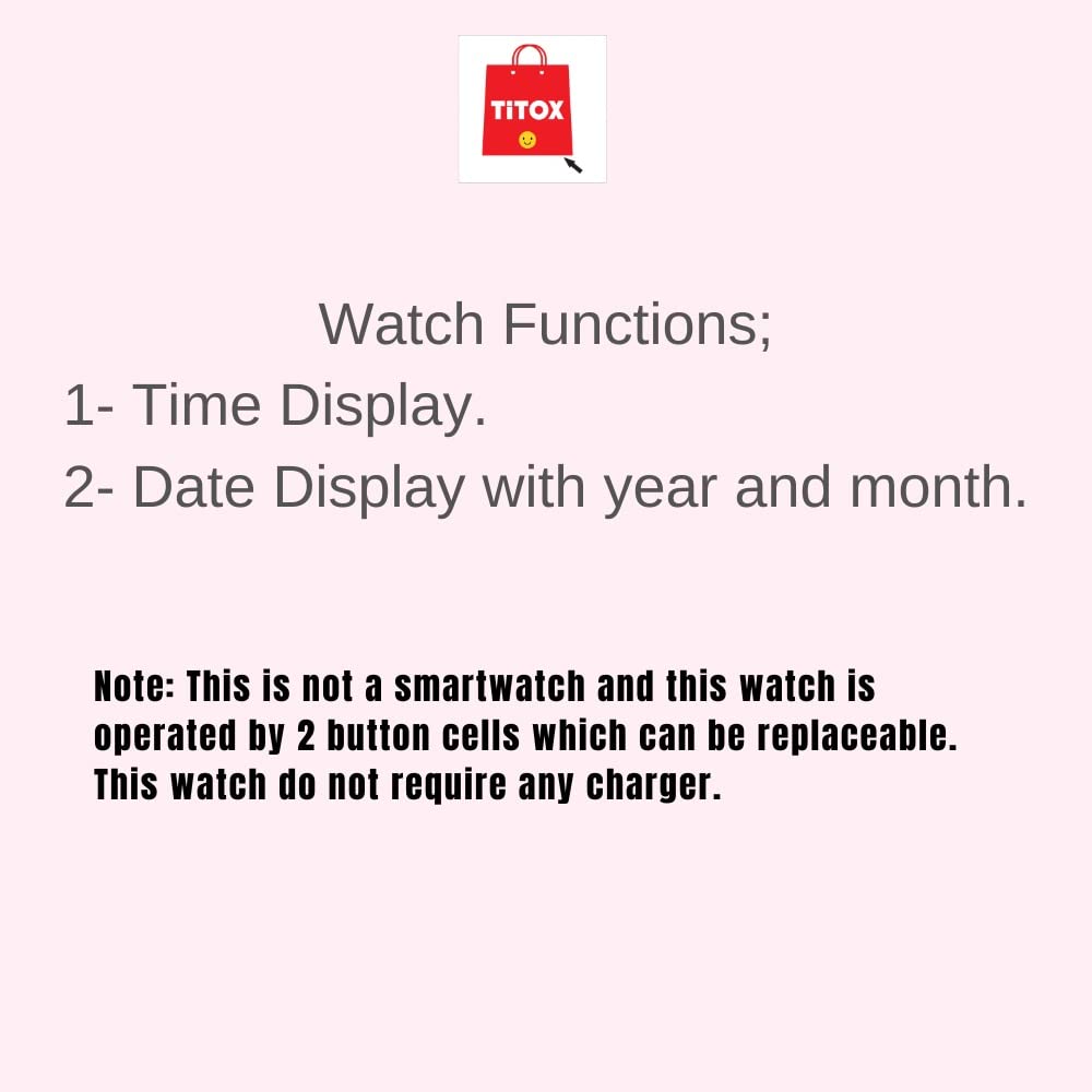 Truvic Creative Digital LED Watch with Touch Button - Cartoon Band for Men, Women, Boys & Girls | Perfect for Casual Wear, Sports & Gifts