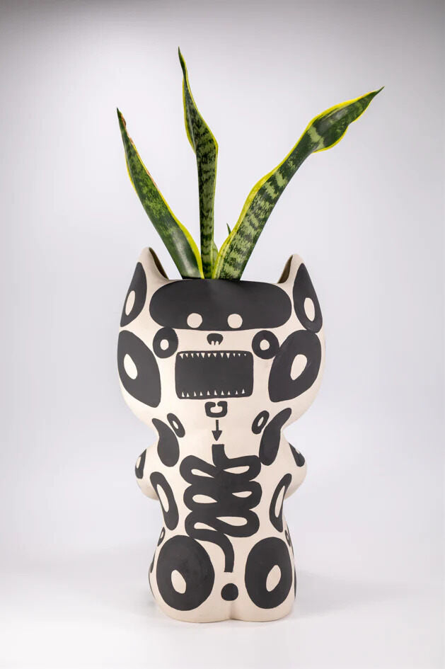 Grayson Perry Forest Planter - Modern Ceramic Flower Pot for Indoor & Outdoor Plants - Perfect for Home, Garden, and Office Decor
