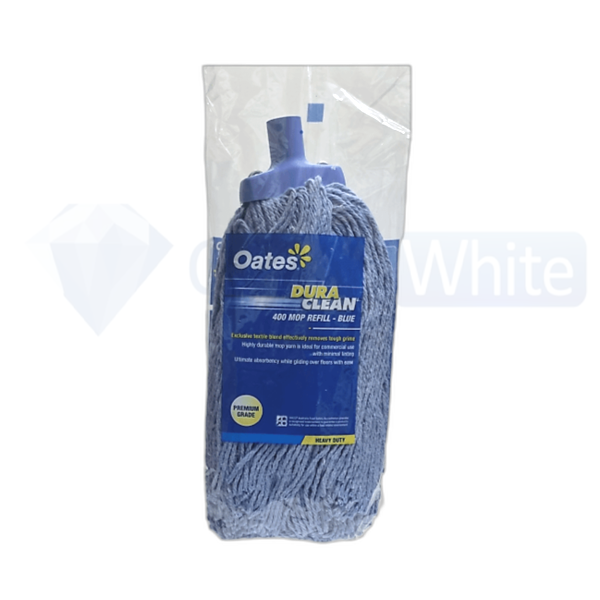 Oates Duraclean Mop Head 400g Premium Heavy Duty Microfiber Replacement - Perfect for Hardwood Floors, Tile & Kitchen Cleaning