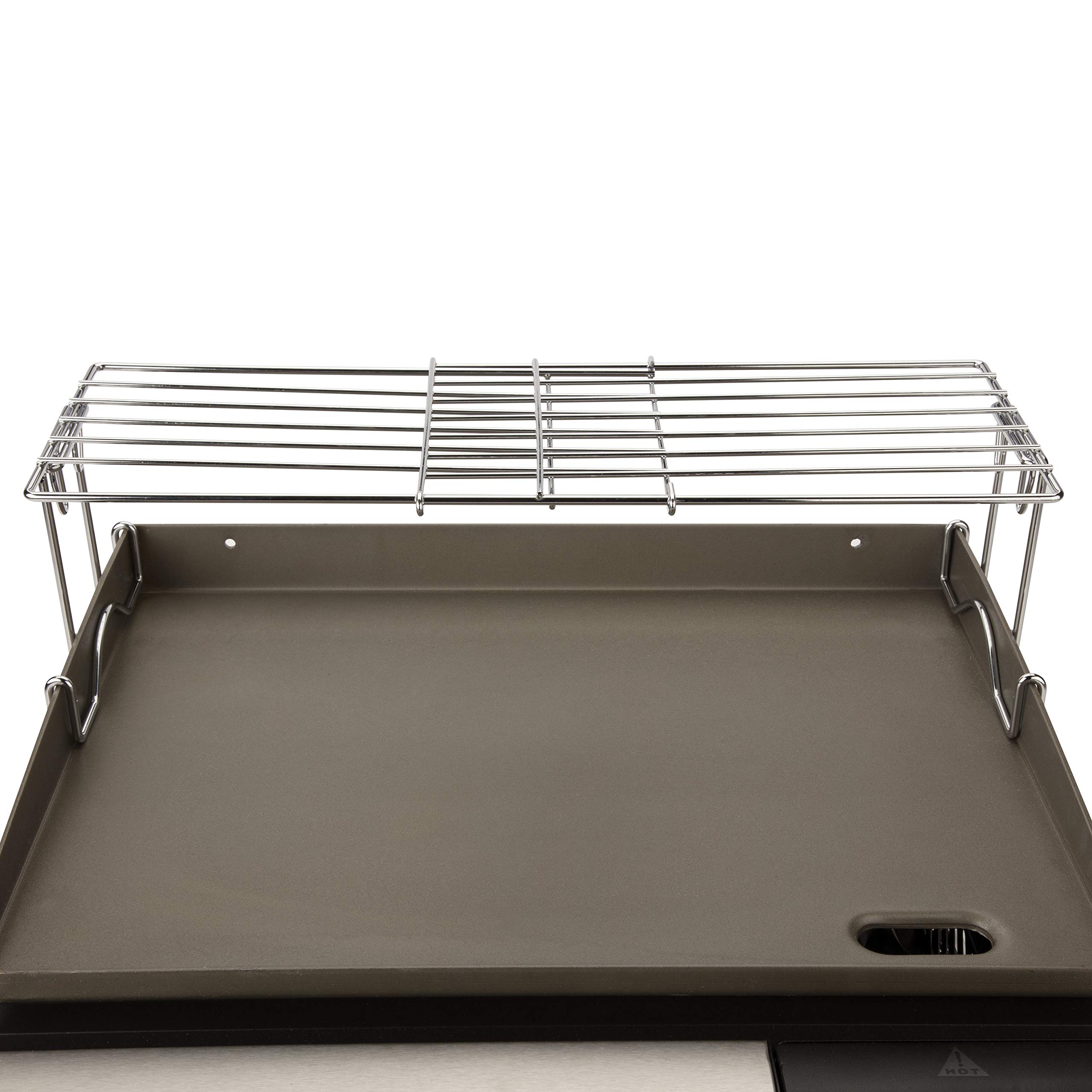 Cuisinart Adjustable Griddle Warming Rack CAWR-036 - Premium Stainless Steel Cooking Accessory for Pancakes, Burgers & Breakfast - Perfect for Home Kitchen & Outdoor BBQ