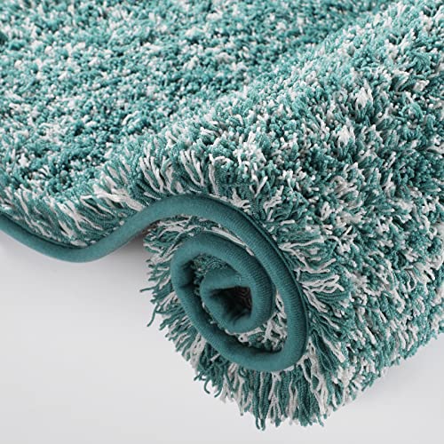 Teal and White