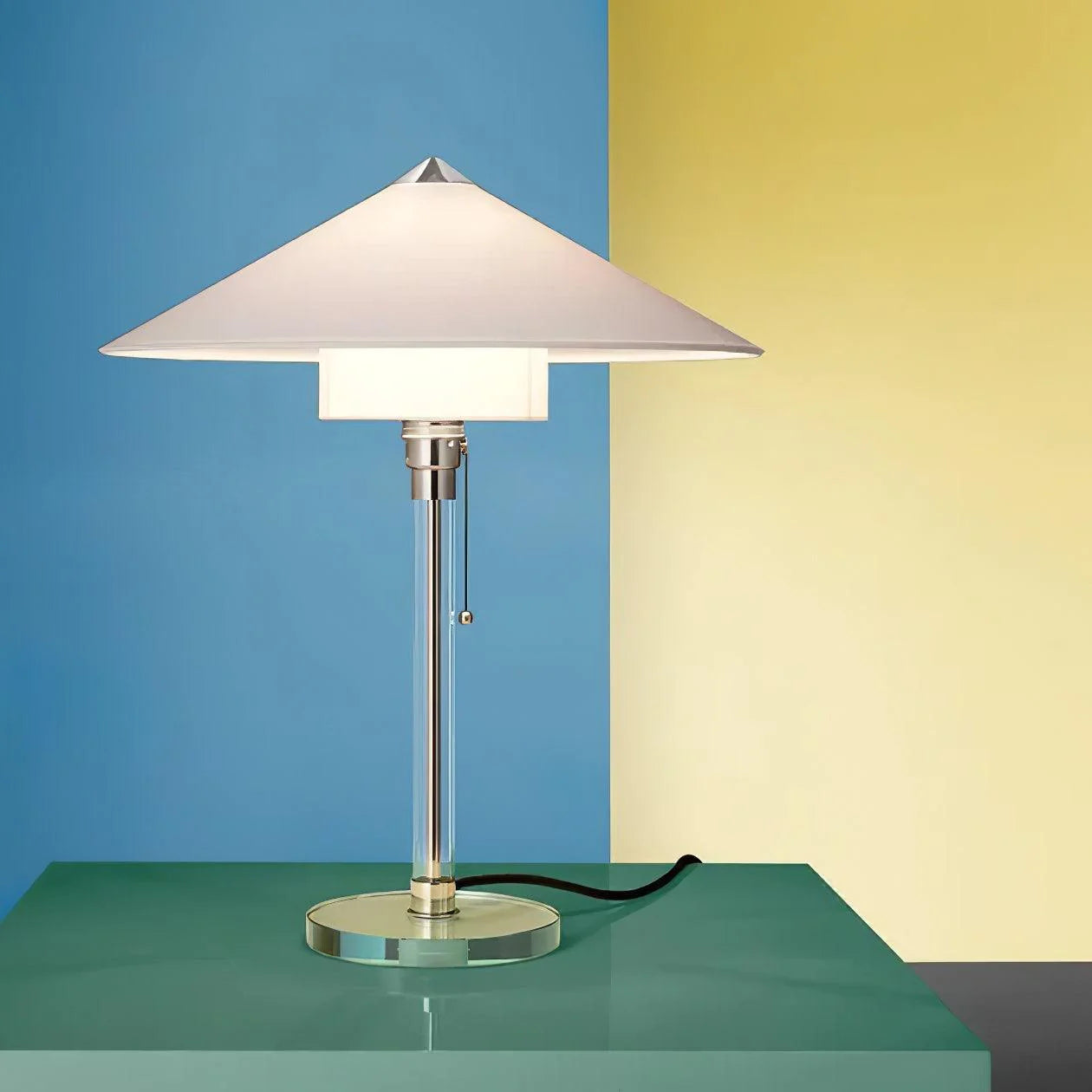 Wagenfeld Table Lamp - Modern LED Desk Light for Home Office, Bedroom & Living Room | Adjustable Brightness & Stylish Design for Reading & Decor