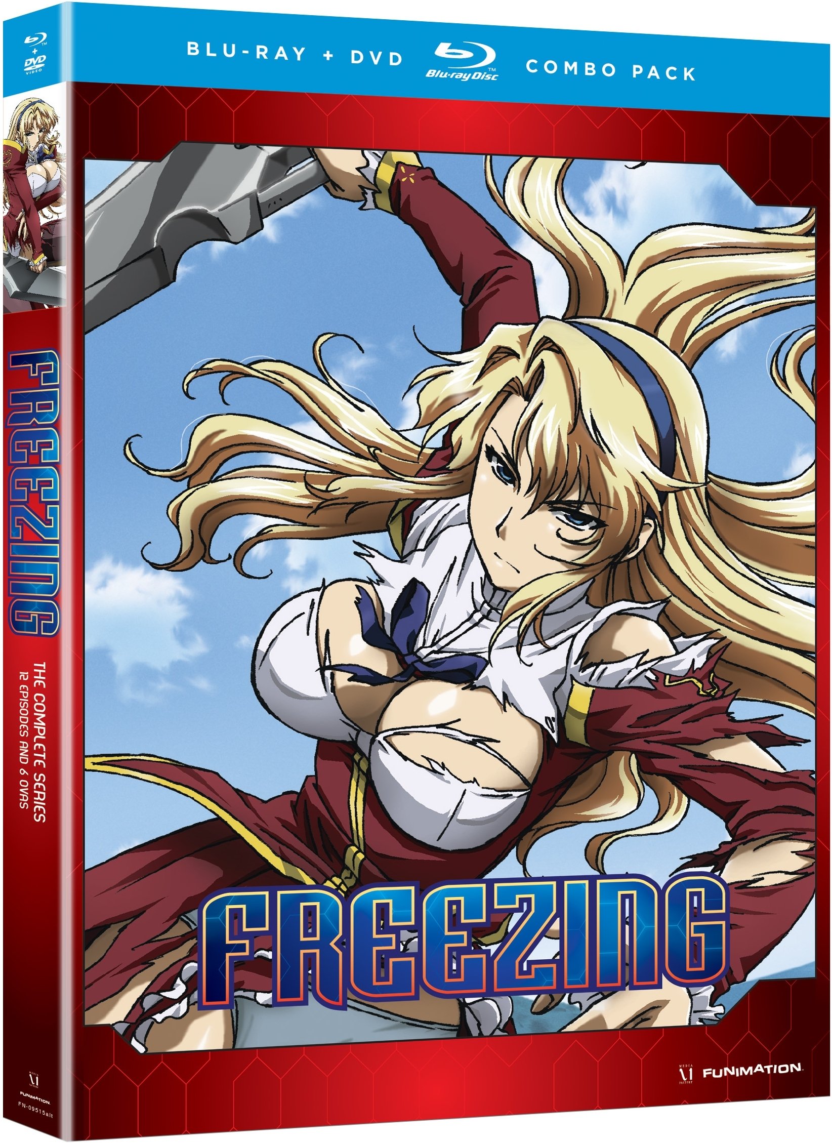 Freezing: Complete Season One [Blu-ray/DVD Combo] - Anime Sci-Fi Action Series for Home Entertainment & Collector's Edition
