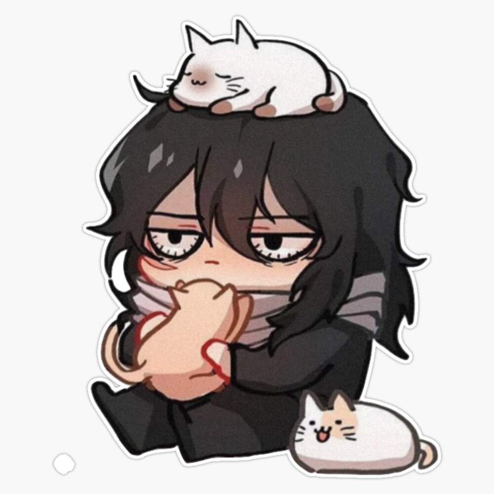 Leyland Designs Cat Dad Aizawa Vinyl Sticker - 5
