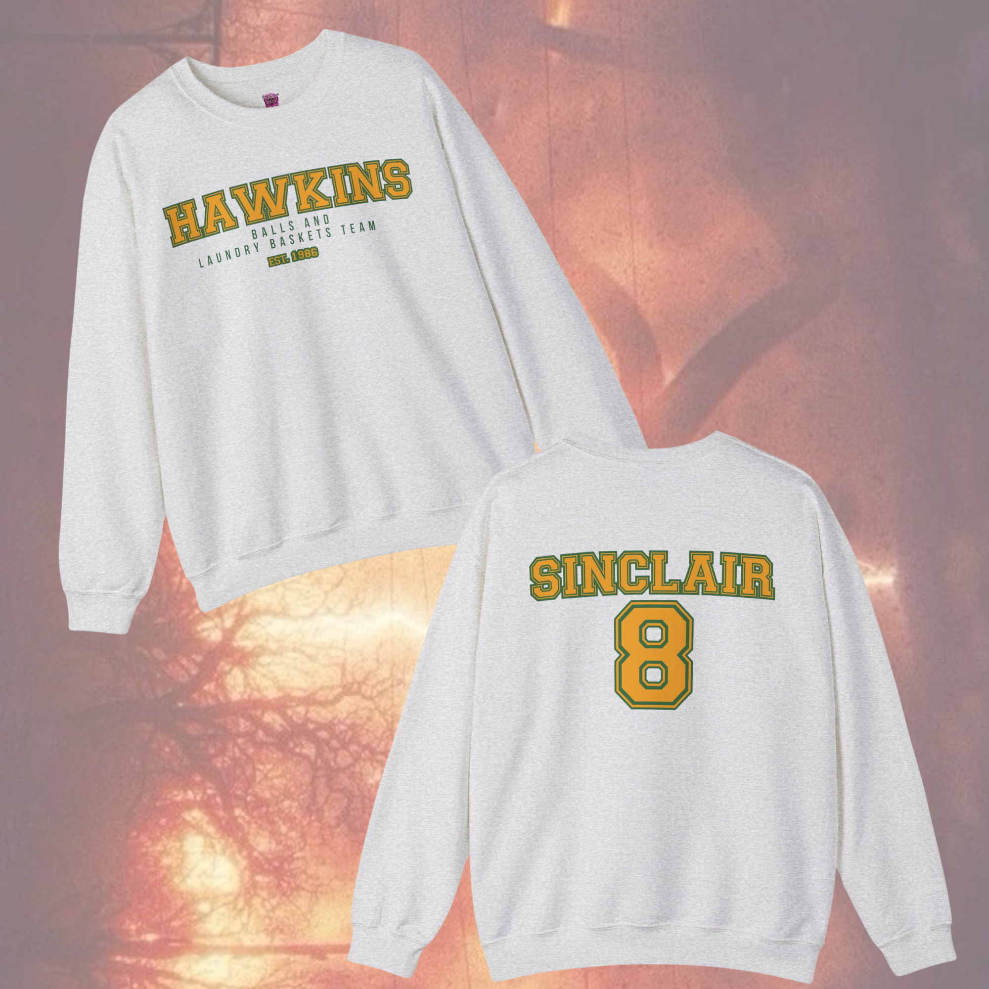 Sinclair Crewneck Sweatshirt for Men & Women | Soft Cotton Pullover | Casual Streetwear & Loungewear | Perfect for Everyday Wear, Gym & Travel