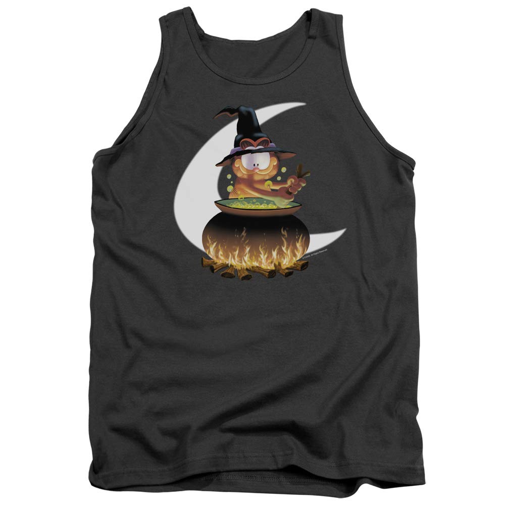Garfield Stir The Pot Unisex Adult Tank Top for Men & Women - Funny Graphic Tee for Casual Wear, Summer Outfits & Gifts