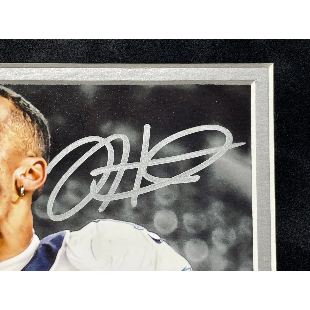 Jalen Hurts Autographed Philadelphia Eagles 8x10 Photo Framed with JSA COA - Signed NFL Memorabilia for Eagles Fans, Man Cave & Sports Collectibles Display
