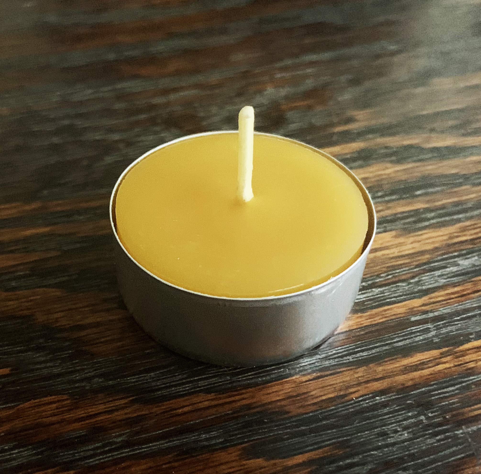 100% Natural Beeswax Tealight Candles - Bulk Pack of 100, Handcrafted in USA | Unscented, Clean Burning, Allergy Friendly with Natural Honey Aroma | Perfect for Weddings, Parties, Events, Holidays & Emergency Preparedness | Eco-Friendly Aluminum Cup Tea Lights for Home Decor, Relaxation & Romantic Ambiance