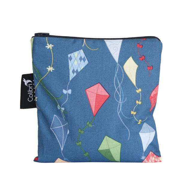 Eco-Friendly Colibri Large Reusable Snack Bags for Kids - Perfect for School Lunches, Picnics & Travel - BPA-Free Food Storage Containers