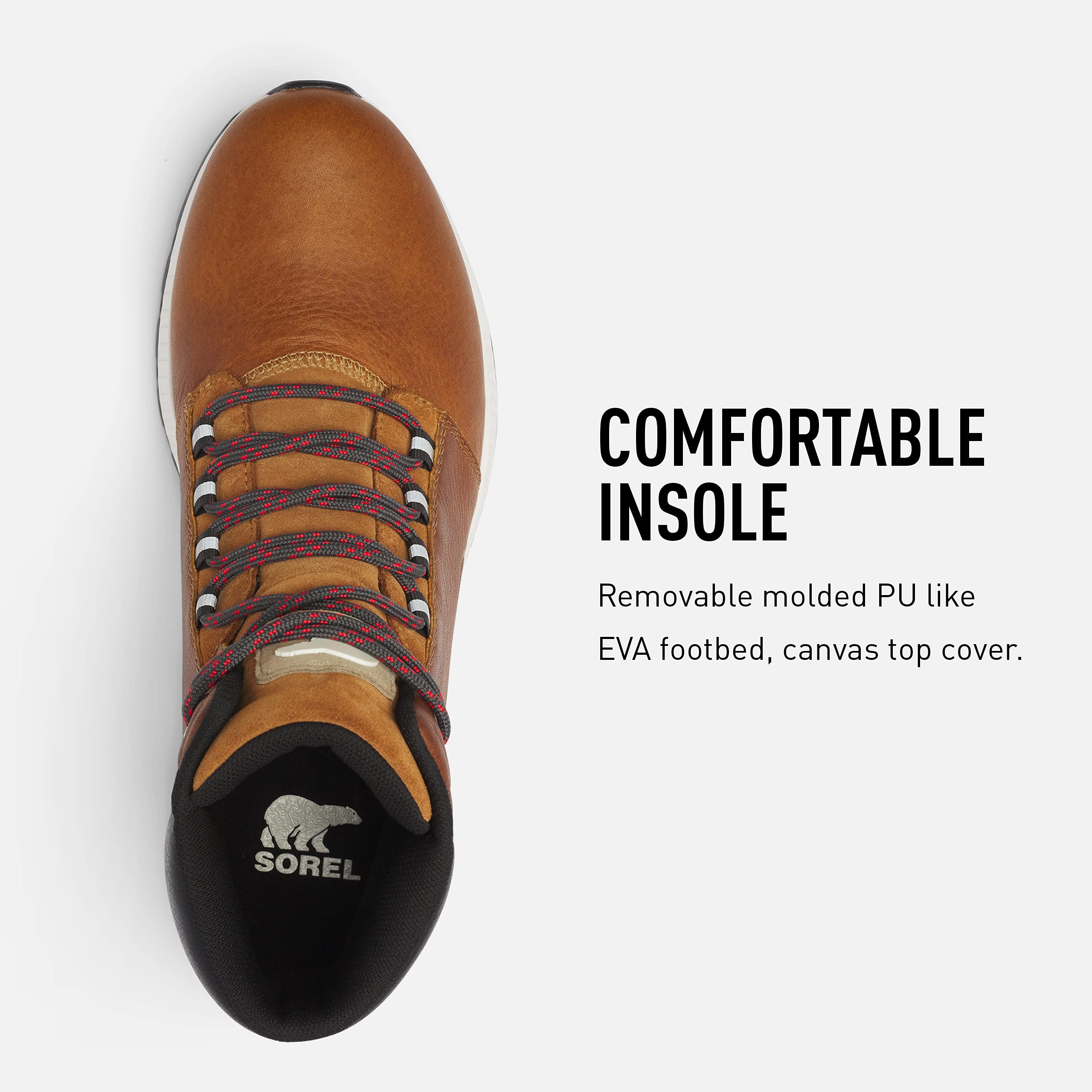 Sorel Men's 1915541 Waterproof Winter Sneakers - Comfortable Slip-Resistant Boots for Snow, Ice & Cold Weather Hiking