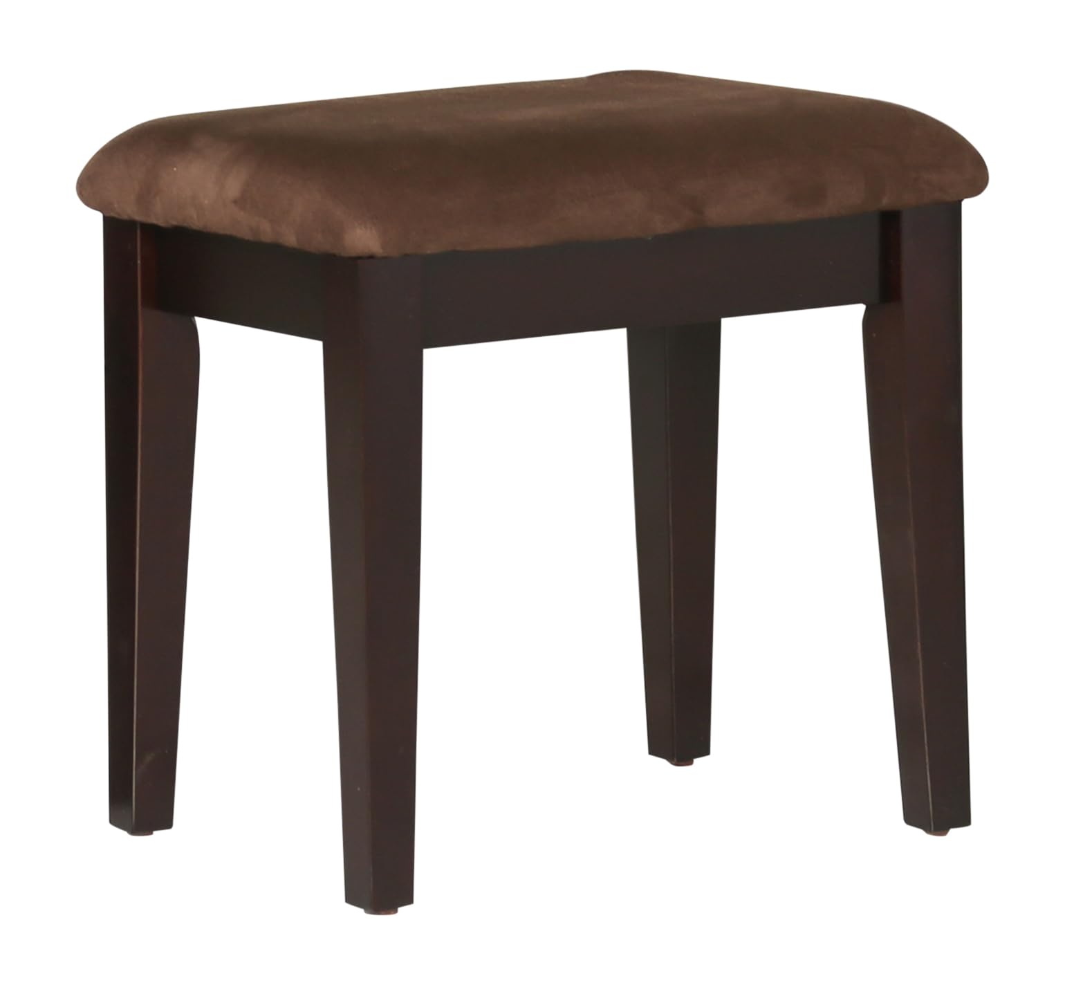 Furniture of America Doris 2-Piece Vanity Set with Stool, Espresso Finish - Perfect for Bedroom Makeup Dressing Table and Home Decor