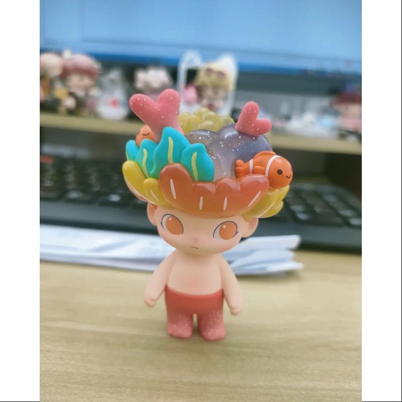 DIMOO Aquarium Series Coral Figurine - Collectible Underwater Decor for Home, Office & Fish Tank - Perfect for Aquarium Enthusiasts & Disney Fans