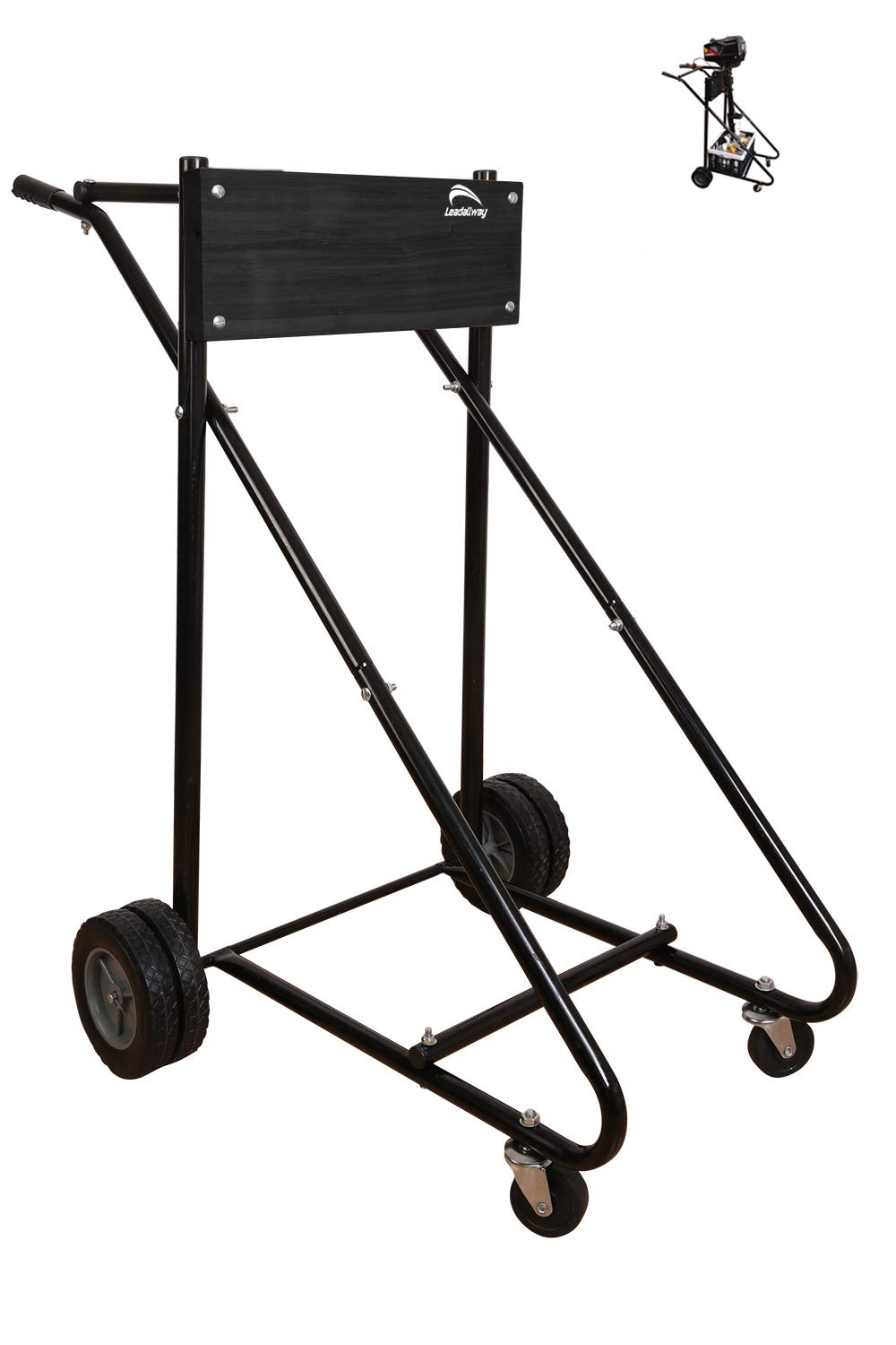 LEADALLWAY Heavy Duty Outboard Boat Motor Stand - Adjustable Engine Carrier Cart & Dolly for Secure Storage | Perfect for Marine Maintenance, Boat Repair Shops & Watercraft Transport