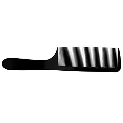 Professional Fine Tooth Comb with Heat Resistance & Ergonomic Handle - Black Barber Comb for Salon, Styling & Home Use | Perfect for Hair Cutting, Styling & Detangling