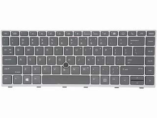 Original HP EliteBook 840 G5/745 G5 Backlit Keyboard (L14378-001) - Genuine Replacement with LED Lighting for Business Laptops - Perfect for Office Work, Coding & Nighttime Typing