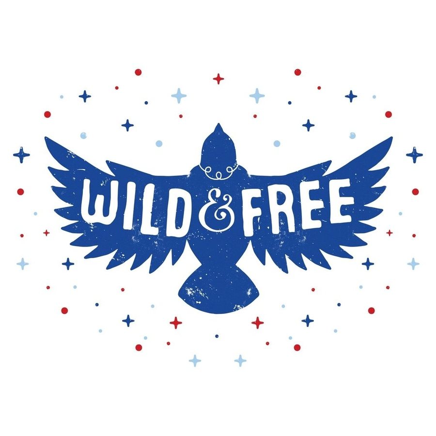 Women's Wild & Free Boyfriend Fit T-Shirt - Soft Cotton Oversized Tee for Casual Wear & Street Style | White