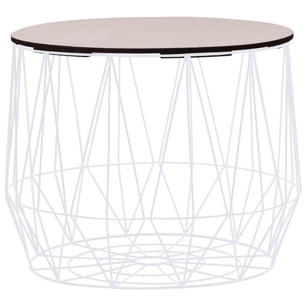 Modern White Coffee Table Set of 2 - Minimalist Living Room Furniture for Small Spaces | Perfect for Apartments, Dorms & Cozy Home Decor