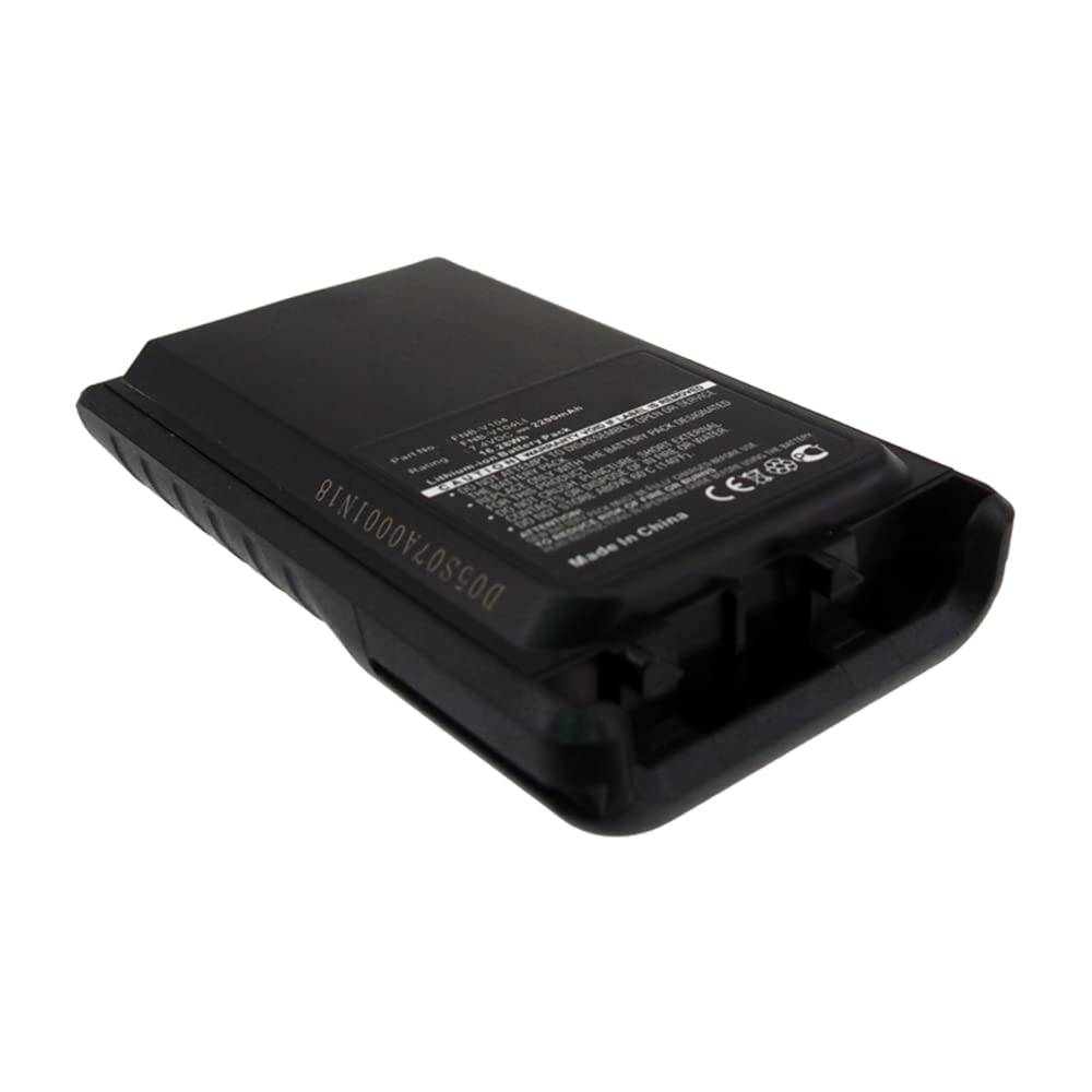 Synergy Digital 2-Way Radio Battery for YAESU FNB-V103 - 2200mAh Li-ion 7.4V Replacement Battery - Perfect for Outdoor Adventures, Emergency Communication & Business Use