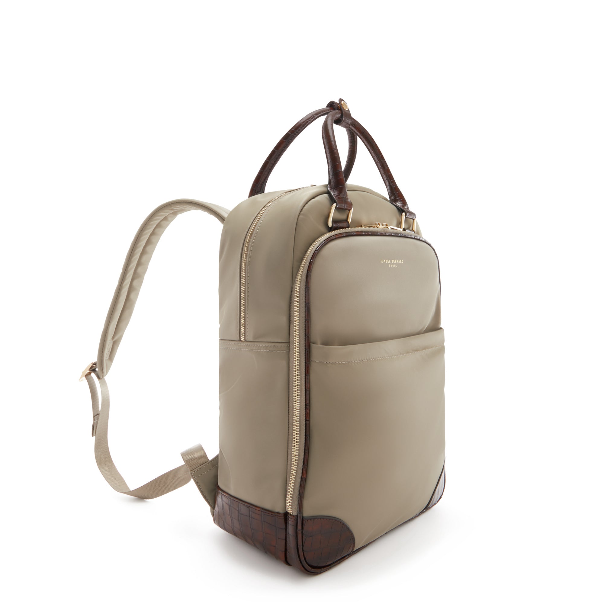 Louvre Cher Taupe Backpack - Stylish & Durable Travel Bag for Women & Men | Perfect for School, Work, & Outdoor Adventures