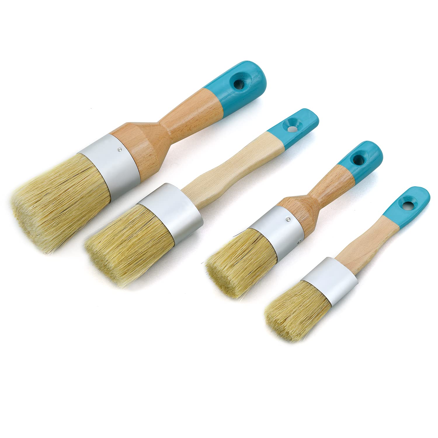 4-Piece Chalk Paint Brush Set - Large 2