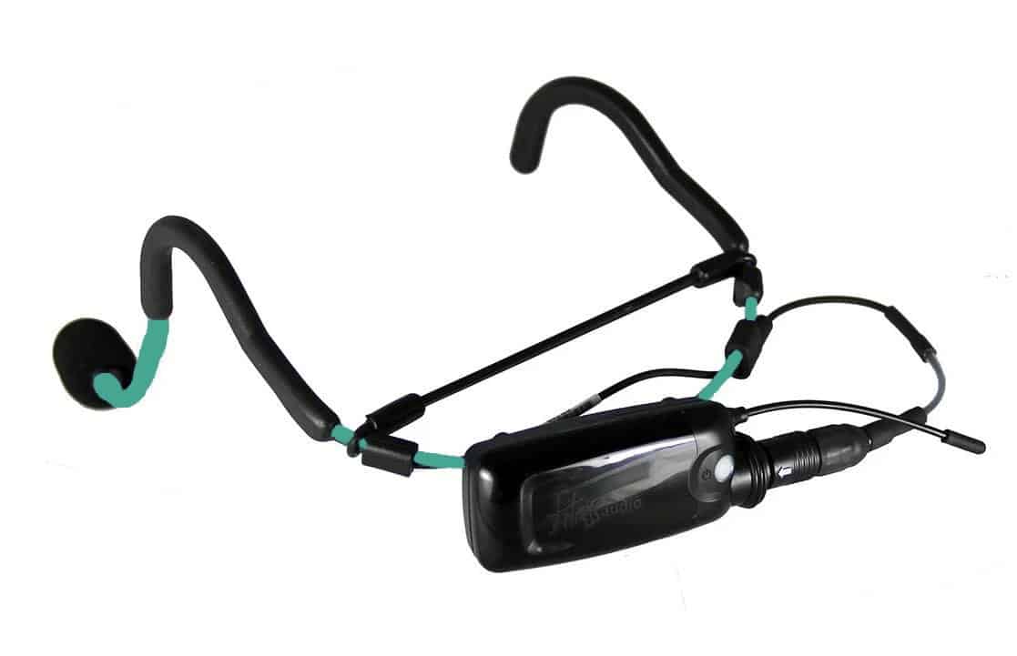 Professional UHF Mini TX E Microphone & MTU8 Transmitter Headset - Wireless Mic System for Fitness Instructors, Presenters & Public Speakers - Ideal for Gyms, Studios & Live Events