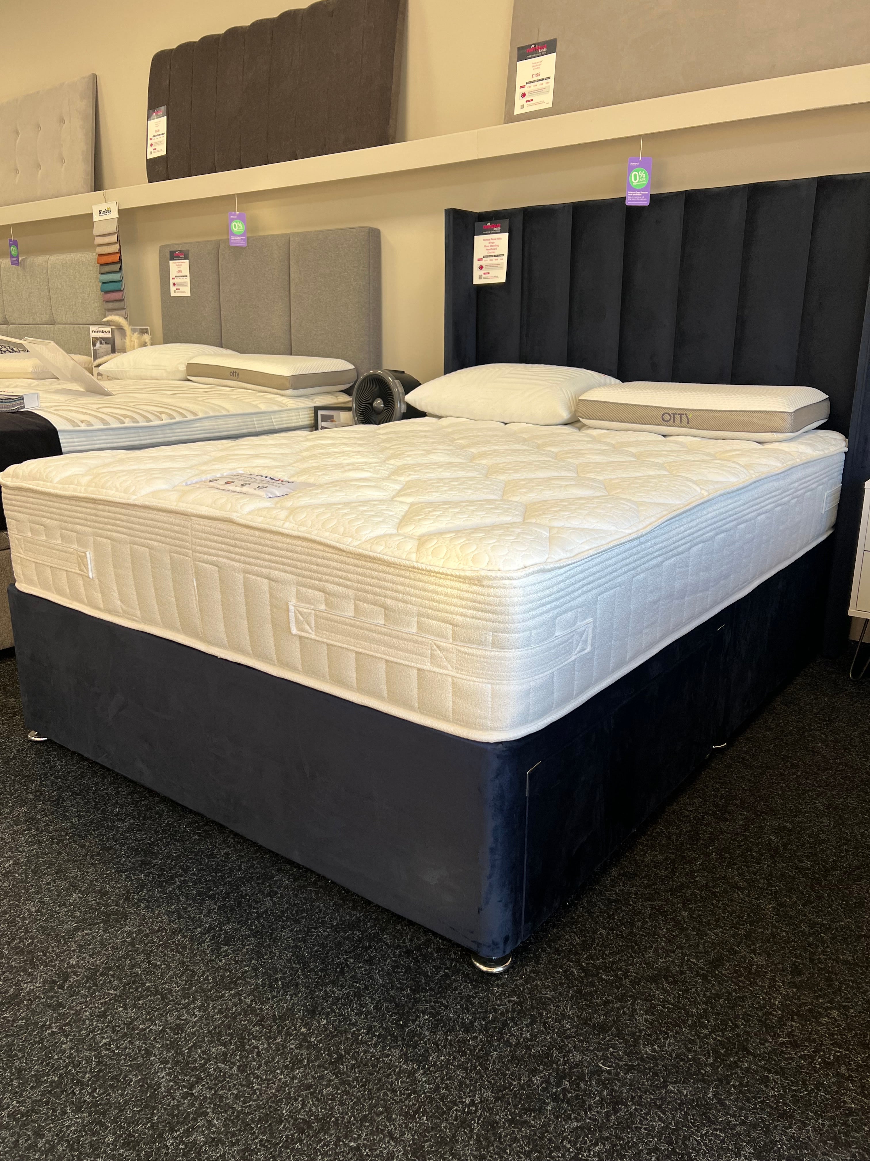 Total Comfort Orthopedic Mattress for Back Pain Relief - Queen Size Memory Foam Bed for Side & Back Sleepers - Perfect for Home, Guest Room & Apartment Use