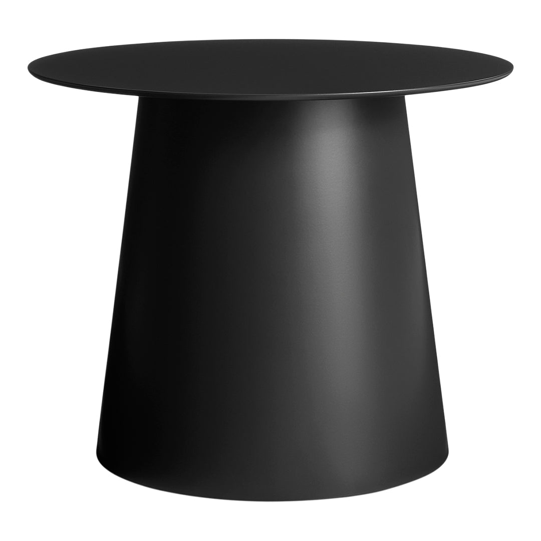 Modern Circular Low Cocktail Table - Stylish Coffee Table for Living Room, Lounge & Patio - Perfect for Small Spaces & Home Decor
