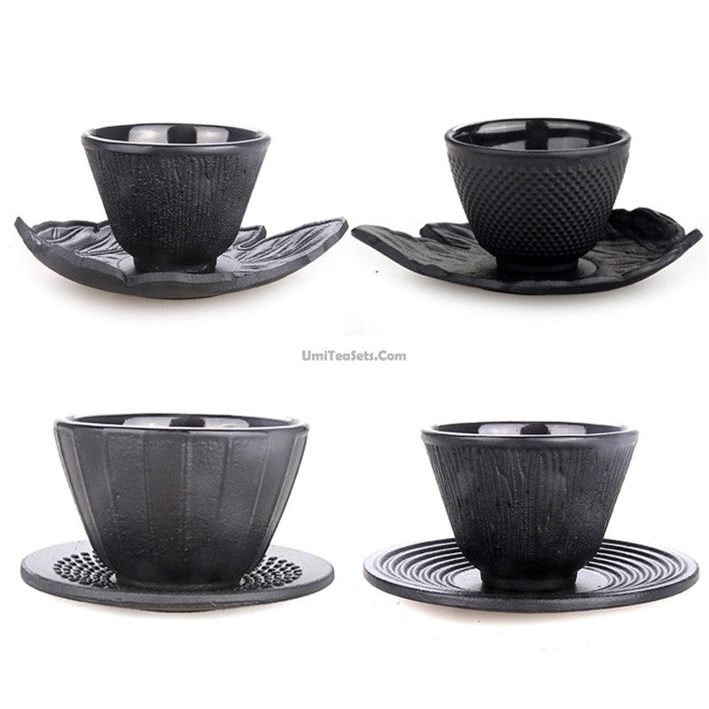 Authentic Japanese Samurai Hobnail Cast Iron Tea Cup - Handcrafted Traditional Iron Teacup for Matcha, Sencha & Hot Tea - Perfect for Tea Ceremonies, Home Decor & Unique Gifts