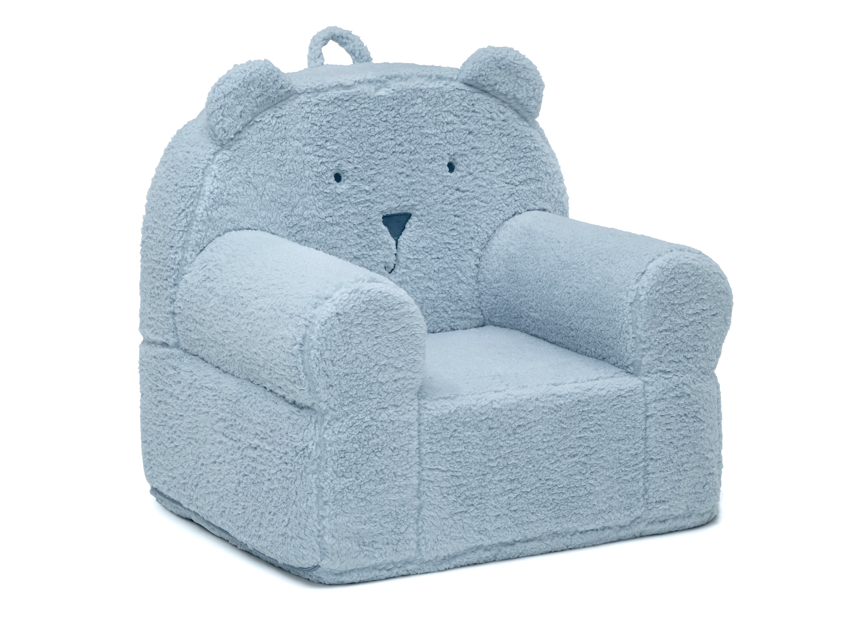 Cozy BabyGap Sherpa Bear Chair - Soft Plush Kids Armchair for Nursery, Bedroom & Playroom - Perfect for Reading, Relaxing & Playtime