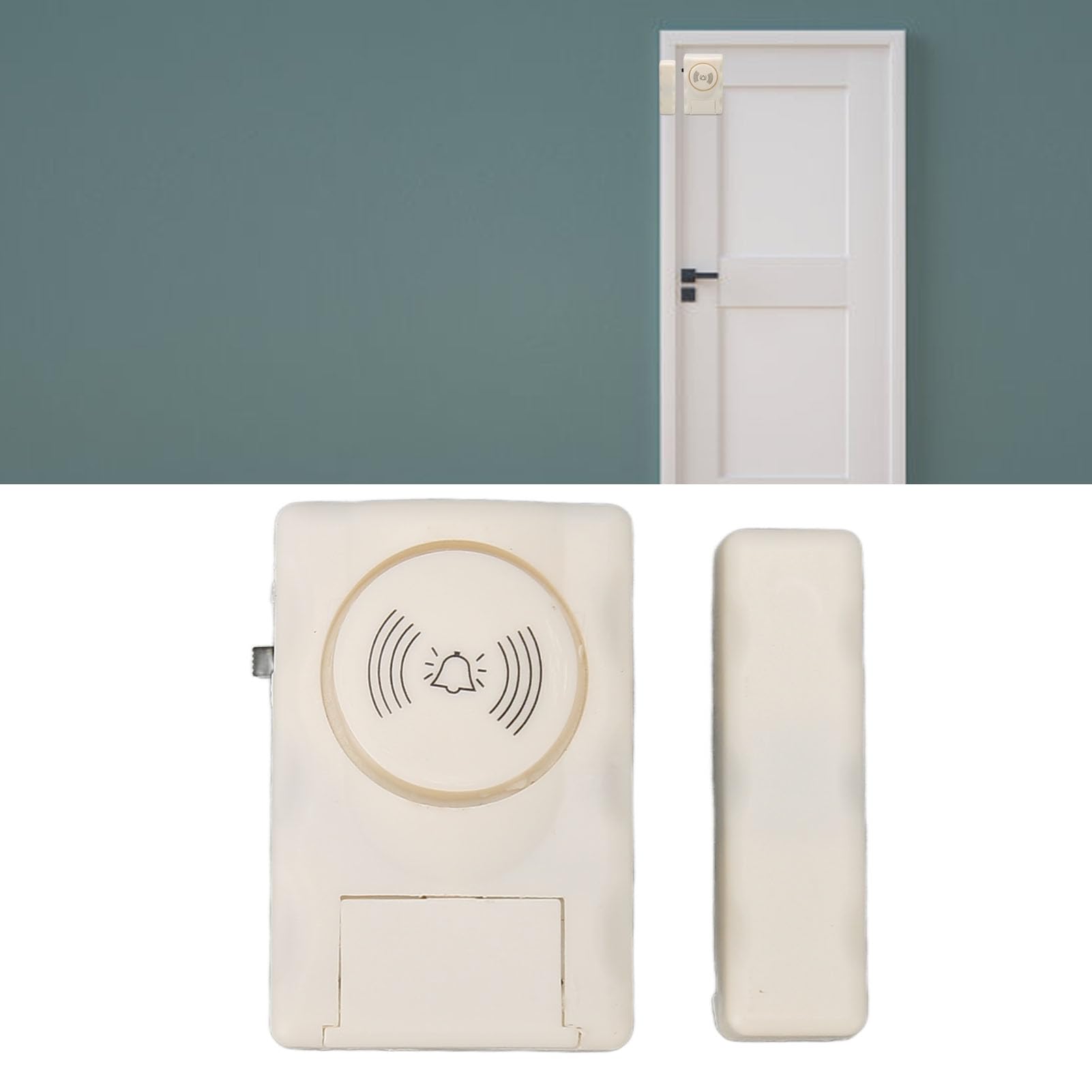 105dB Door Window Entry Alarm - Magnetic Sensor Security Alarm for Home, Office & Apartment | Easy to Install & User-Friendly | Ideal for Home Security, Vacation Safety & Child Protection