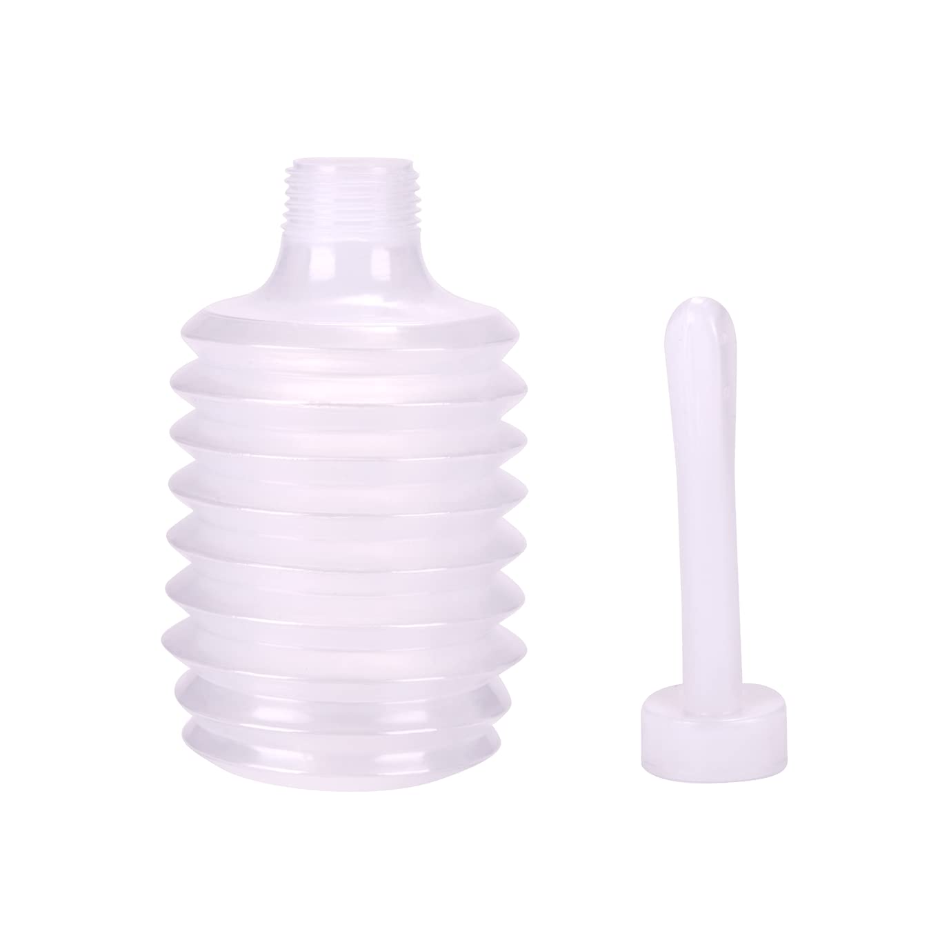 Anal Douche for Men & Women | Transparent Anal Cleansing Shower with Hand Pump | Hygienic Sex Accessory for Couples | Perfect for Pre-Sex Hygiene & Intimate Care