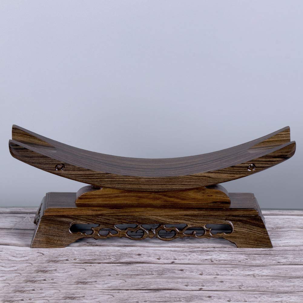 Samurai Sword Stand - Vertical Katana Display Holder for Wall Mount (15.7x6.3 Inch) - Perfect for Home Decor, Martial Arts Dojo, Anime Collection & Japanese Sword Enthusiasts