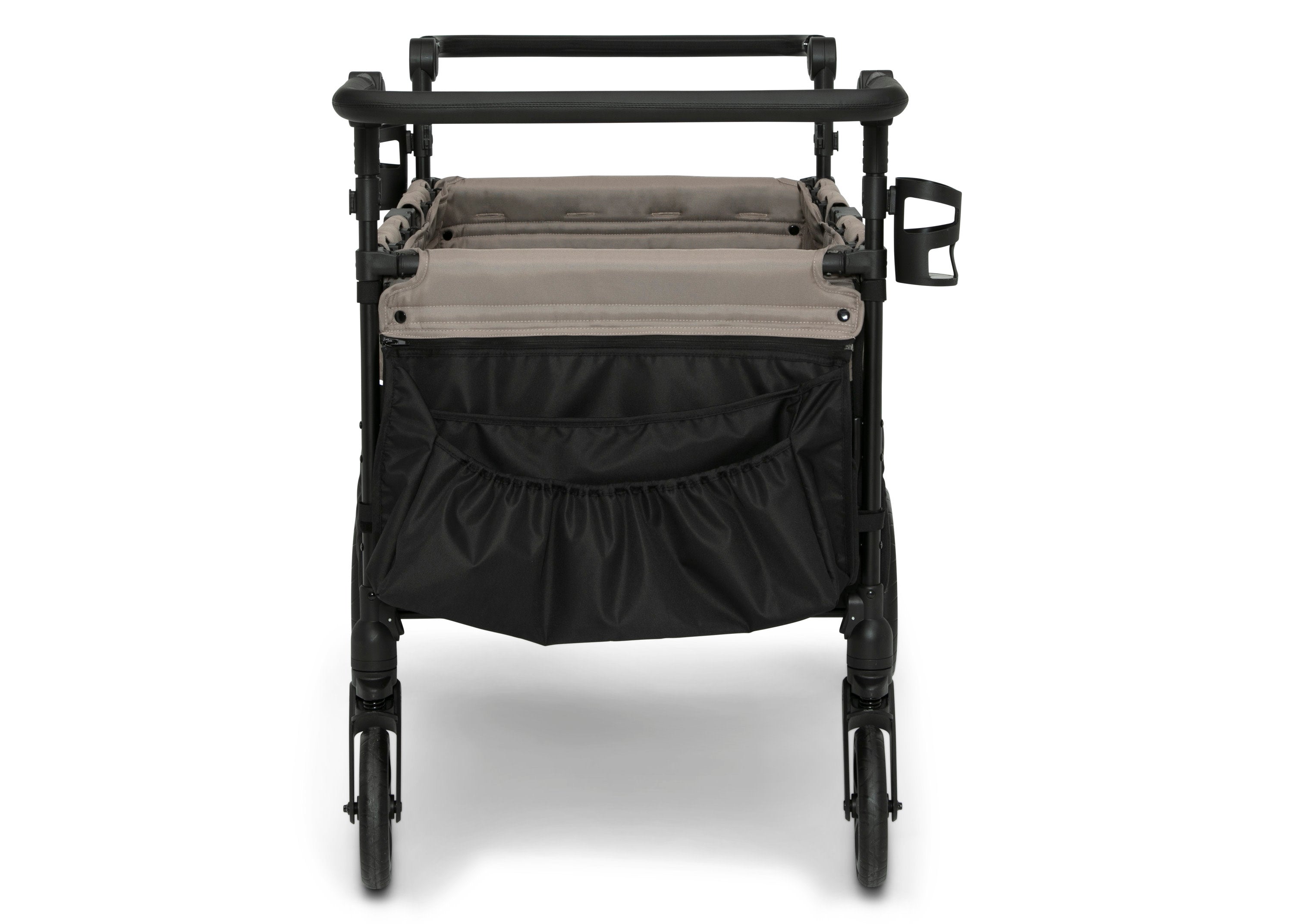 Gladiator 4 Seater Stroller Wagon for Kids - Heavy Duty All-Terrain Push Wagon with Canopy & Storage | Perfect for Beach, Park, Zoo & Family Outings