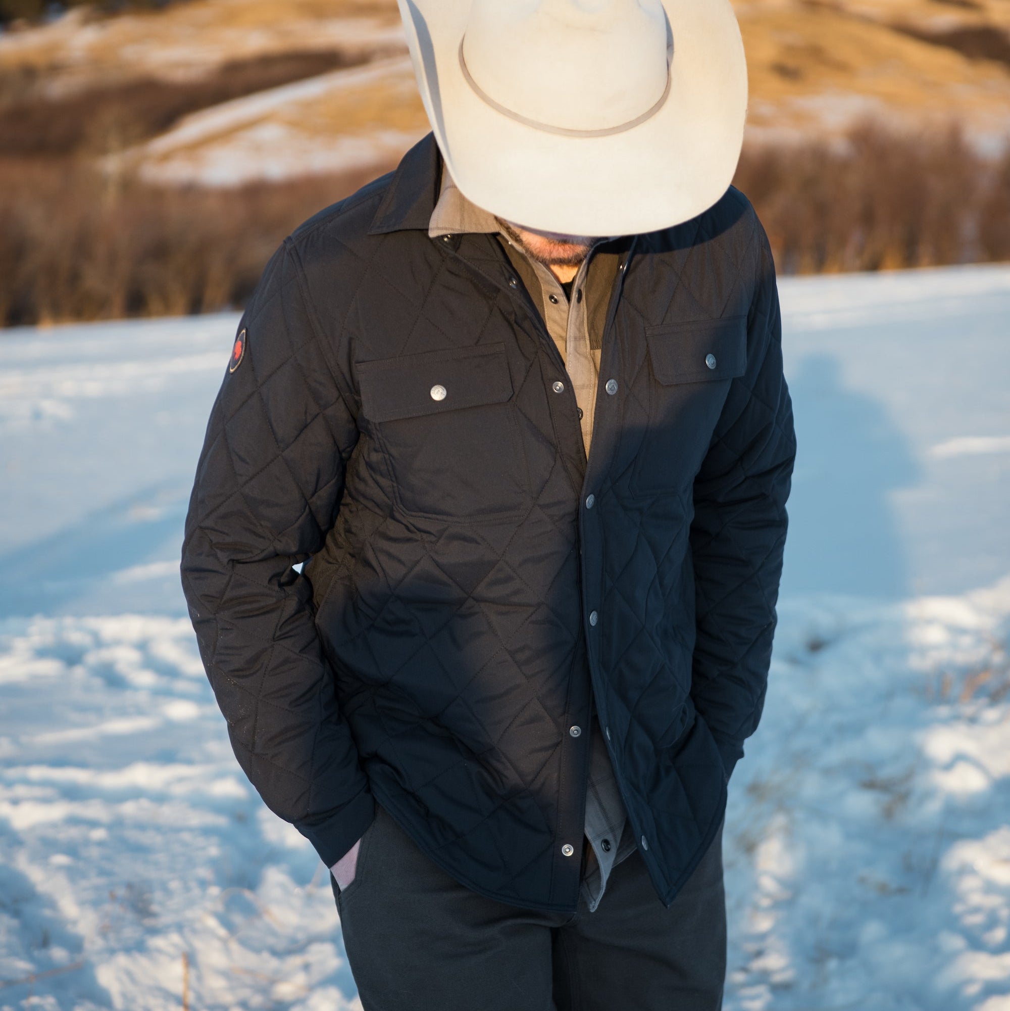 Belton Quilted Shirt Jacket for Men & Women - Lightweight, Stylish & Comfortable - Perfect for Outdoor Adventures, Casual Wear & Layering in Fall & Winter