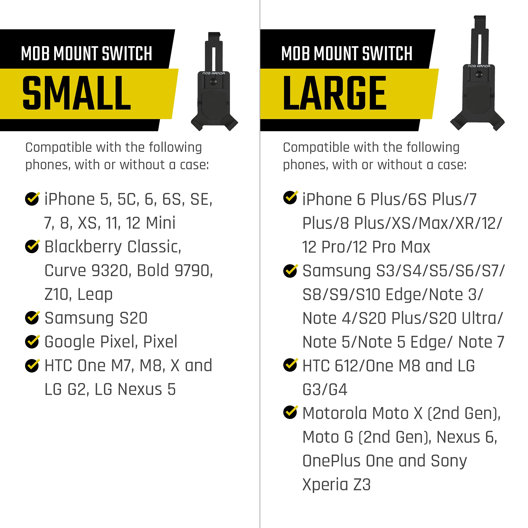 Heavy Duty Magnetic Phone Mount for Car - Universal Car Phone Holder for iPhone & Android, Strong Magnet for Off-Road & Commercial Vehicles, Durable Cell Phone Car Accessories for Women & Men - Perfect for Road Trips, Commuting & Hands-Free Navigation