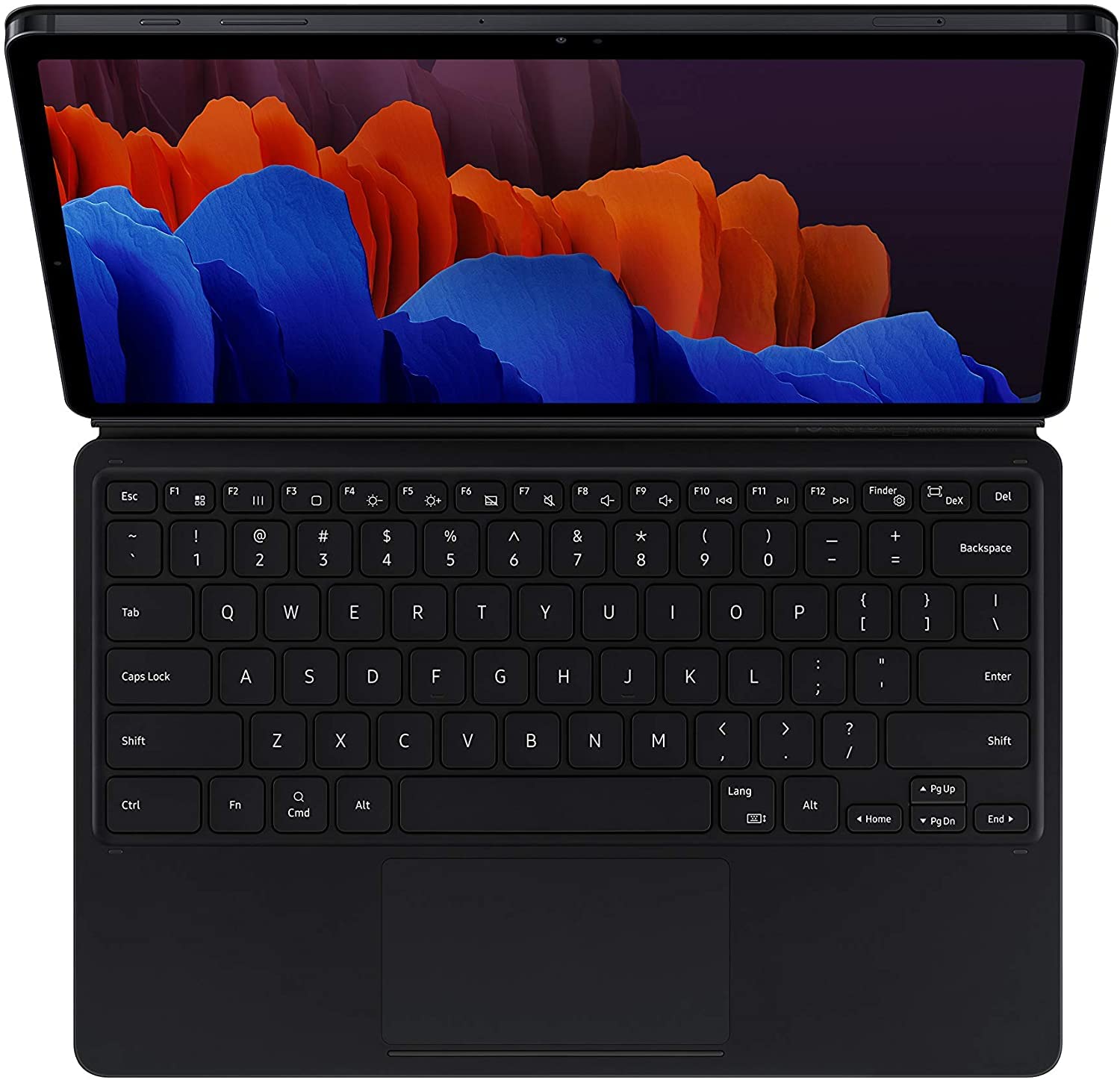 SAMSUNG Galaxy Tab S7+ Keyboard Case - Slim & Protective Bluetooth Keyboard for Samsung Tab S7 Plus (Black) | Perfect for Work, Study & Travel