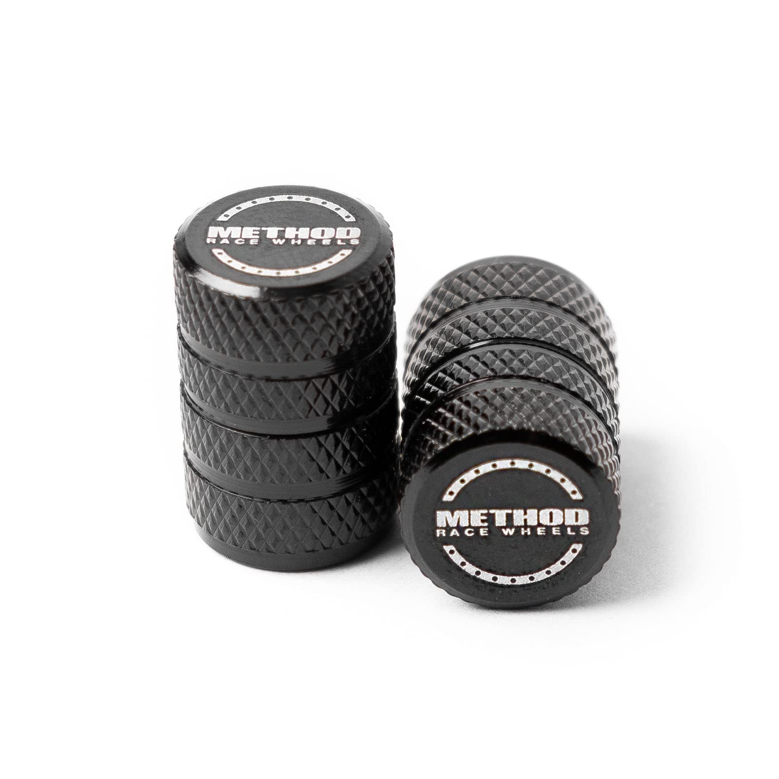 Method Race Wheels Valve Stem Caps - Black | Durable & Stylish Tire Valve Caps for Off-Road, Racing & Custom Vehicles | Perfect for Trucks, Jeeps & ATVs