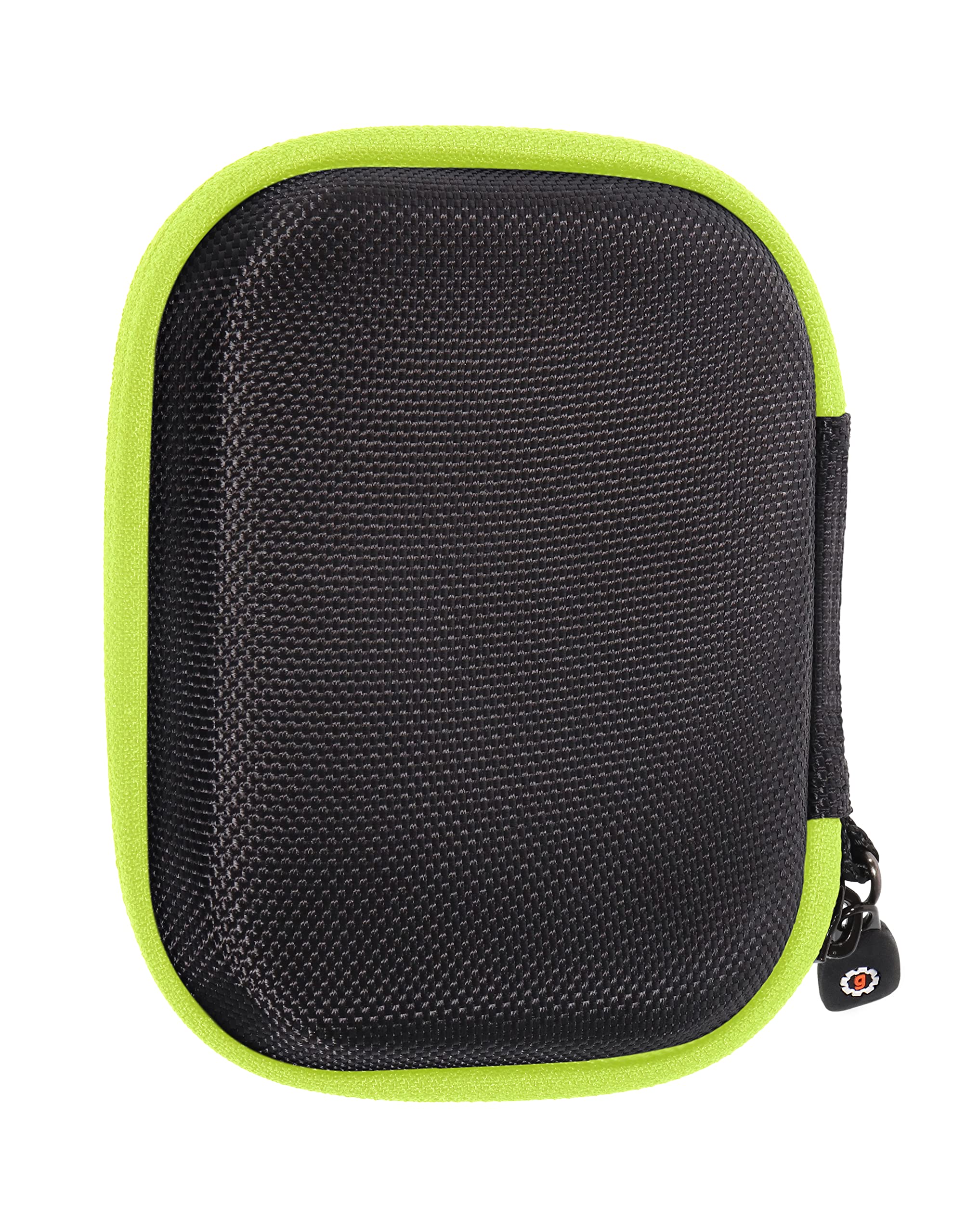 ZOLEO Satellite Communicator Protective Case - Perfect Fit Black Case with Green Zipper | Durable Travel & Outdoor Adventure Accessory