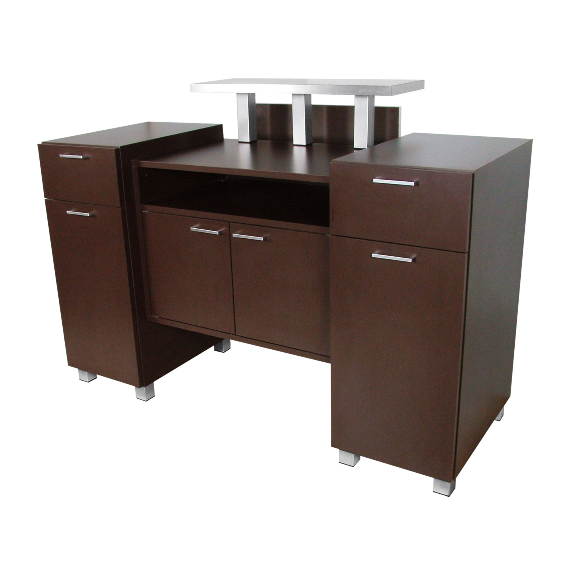 Amati Amico Desk - Modern Home Office Desk with Storage | Ergonomic Study & Workstation for Small Spaces | Perfect for Remote Work, Gaming & Online Classes