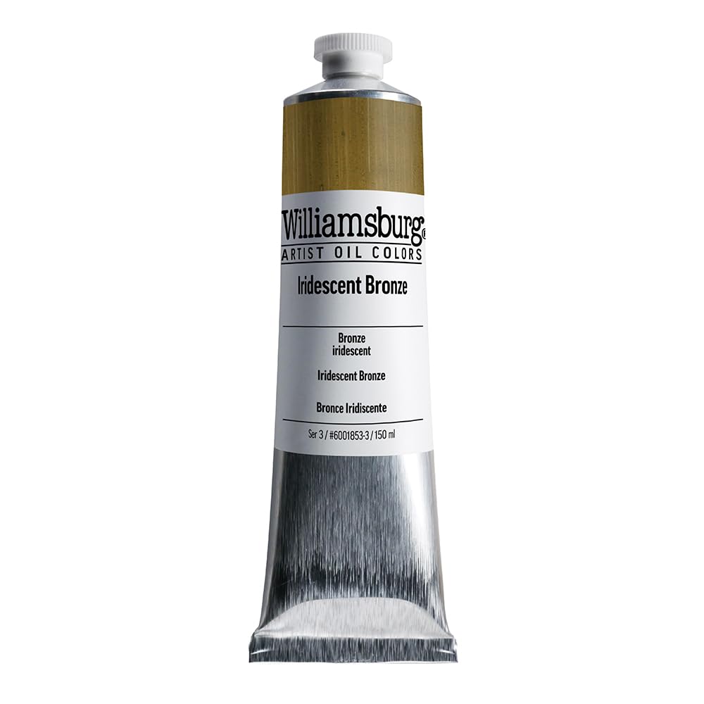 GOLDEN Williamsburg Artist Oil Colors - Iridescent Bronze (150 ml Tube) | Professional Semi-Opaque Oil Paint for Canvas, Portraits & Fine Art