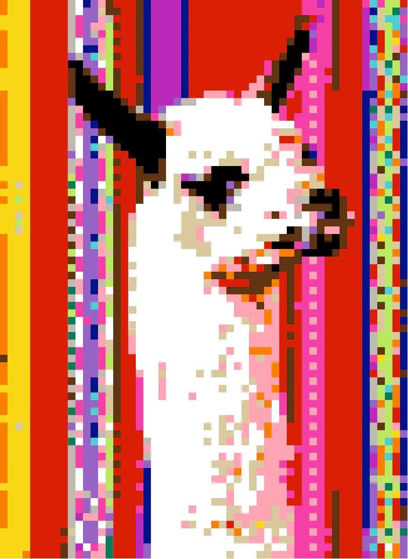 Llama Mosaic Sticker Art Kit - 36