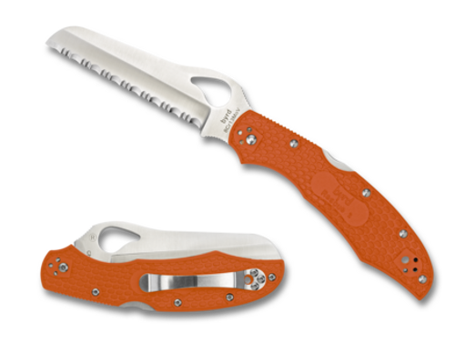 Cara Cara 2 Rescue Knife - Lightweight Orange Tactical Folding Knife for Outdoor Survival, Camping & Emergency Situations