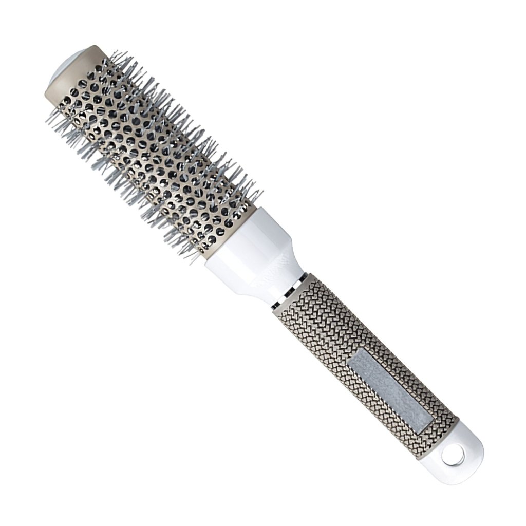 Professional Round Hair Brush for Styling & Volumizing - Perfect for Blowouts, Curls & Smoothing at Home or Salon