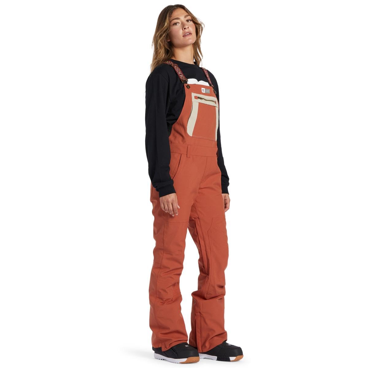 DC Women's Crusade Bib Pants - Durable Workwear Overalls for Women - Perfect for Construction, Farming & Outdoor Activities