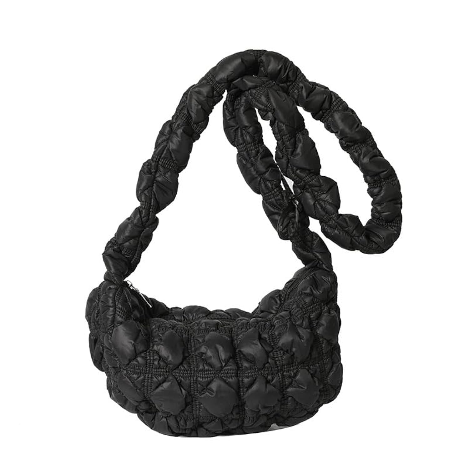 Quilted Puffer Tote Bag for Women - Winter Down Padding Shoulder Purse | Stylish Handbag for Work, Travel & Shopping